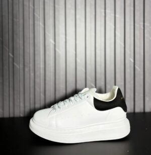 VN-911-1 Alexander McQueen Oversized White Black Heel