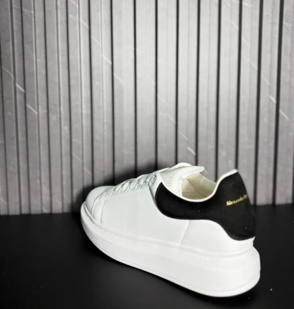 VN-911-3 Alexander McQueen Oversized White Black Heel